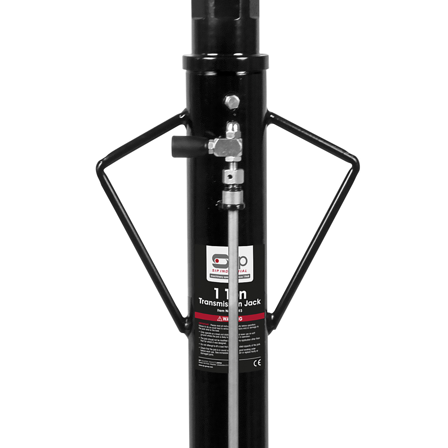 SIP 1 TON Heavy-Duty Transmission Jack w/ Adaptor - Image 3