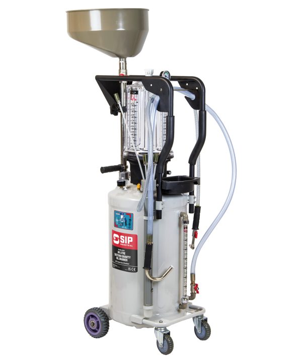 SIP 80ltr Suction / Gravity Oil Drainer with Inspection Chamber