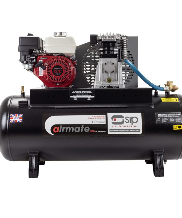 Alternative view of SIP ISHP5.5/150 Industrial Petrol Compressor
