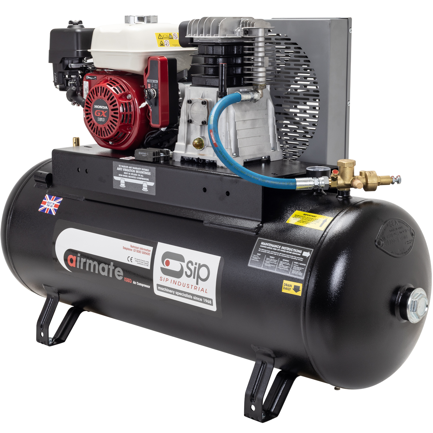 SIP ISHP5.5/150ES Industrial Petrol Compressor - Image 3