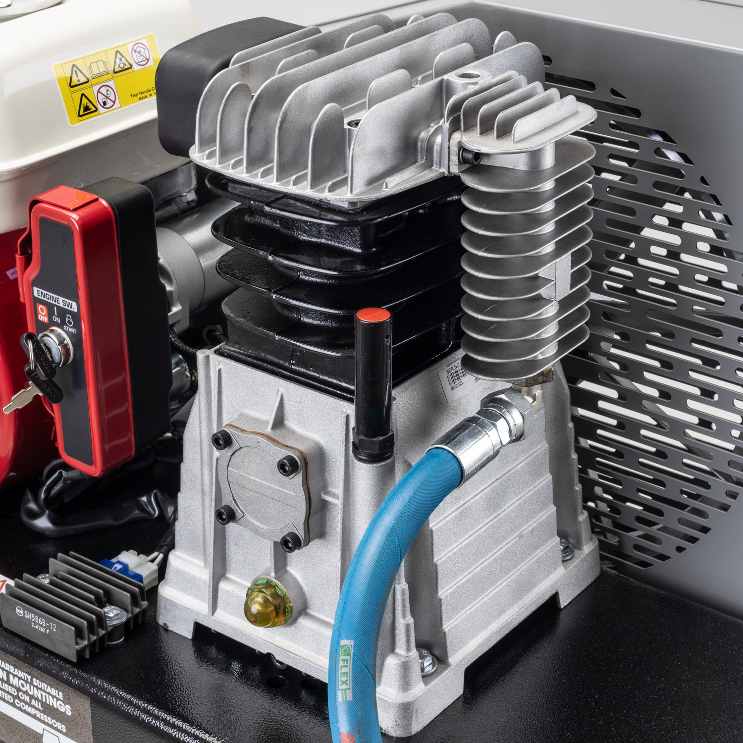 SIP ISHP5.5/150ES Industrial Petrol Compressor - Image 9