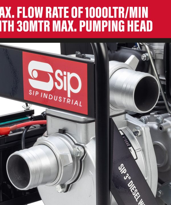 Alternative view of SIP 3" Diesel Water Pump