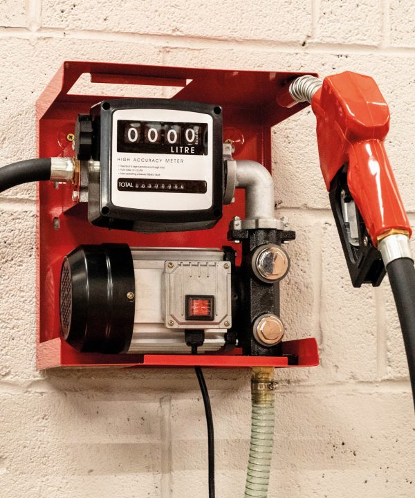 Alternative view of SIP 230v Diesel Transfer Pump with Fuel Meter