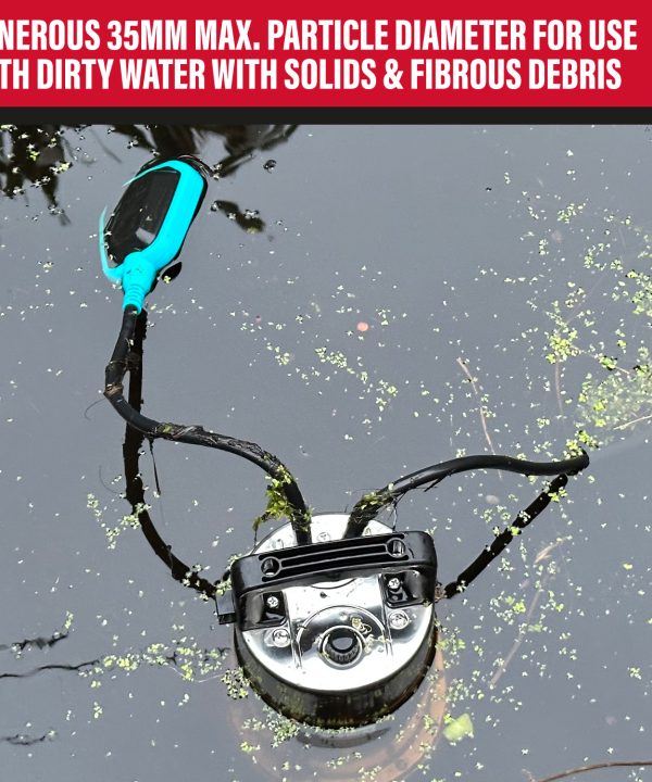 Alternative view of SIP SUB 3010-SS Heavy-Duty Submersible Dirty Water Pump