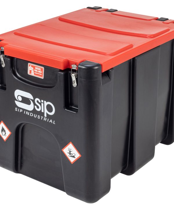 SIP 200ltr Portable Diesel Tank with High-Flow 12v Transfer Pump
