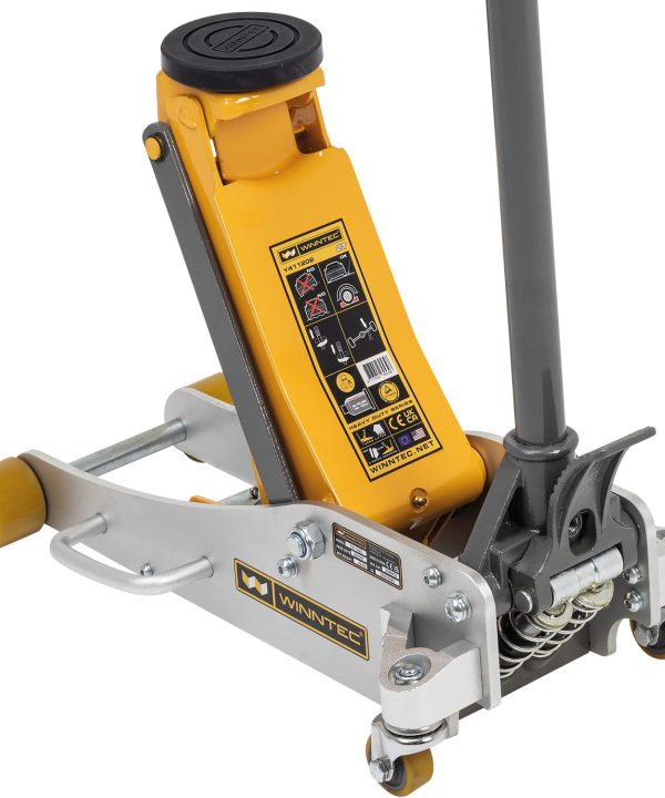 WINNTEC® 2 Ton Aluminium / Steel Turbo Lifter Trolley Jack