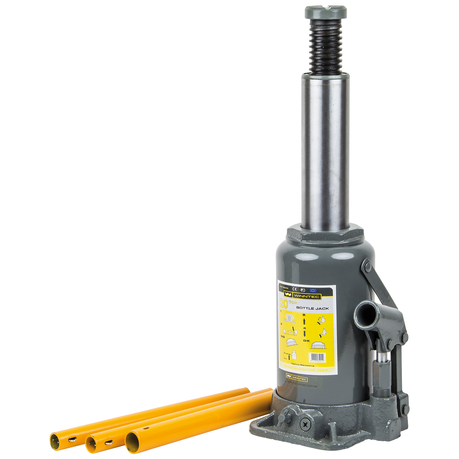 WINNTEC® 20 TON Bottle Jack - Image 2