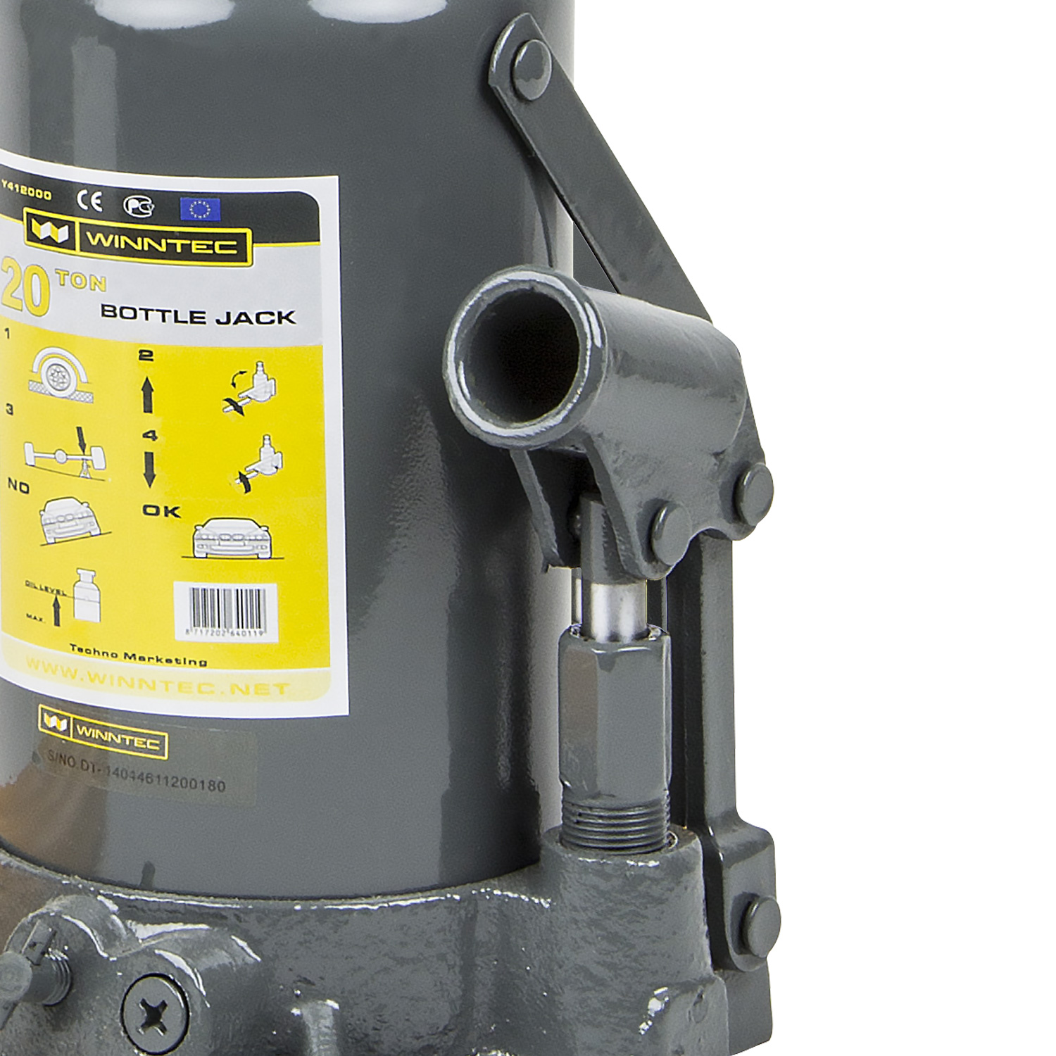 WINNTEC® 20 TON Bottle Jack - Image 5