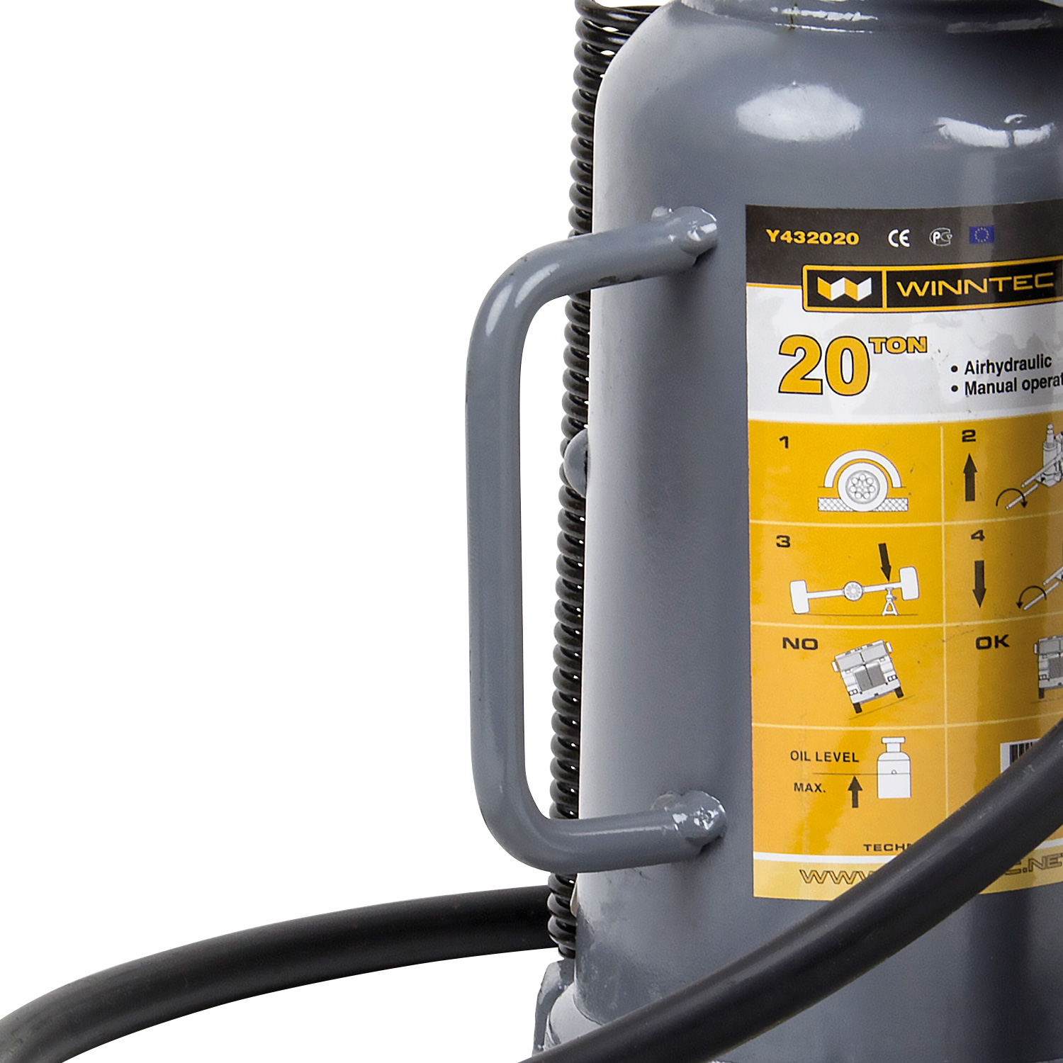 WINNTEC® 20 TON Air Bottle Jack - Image 3