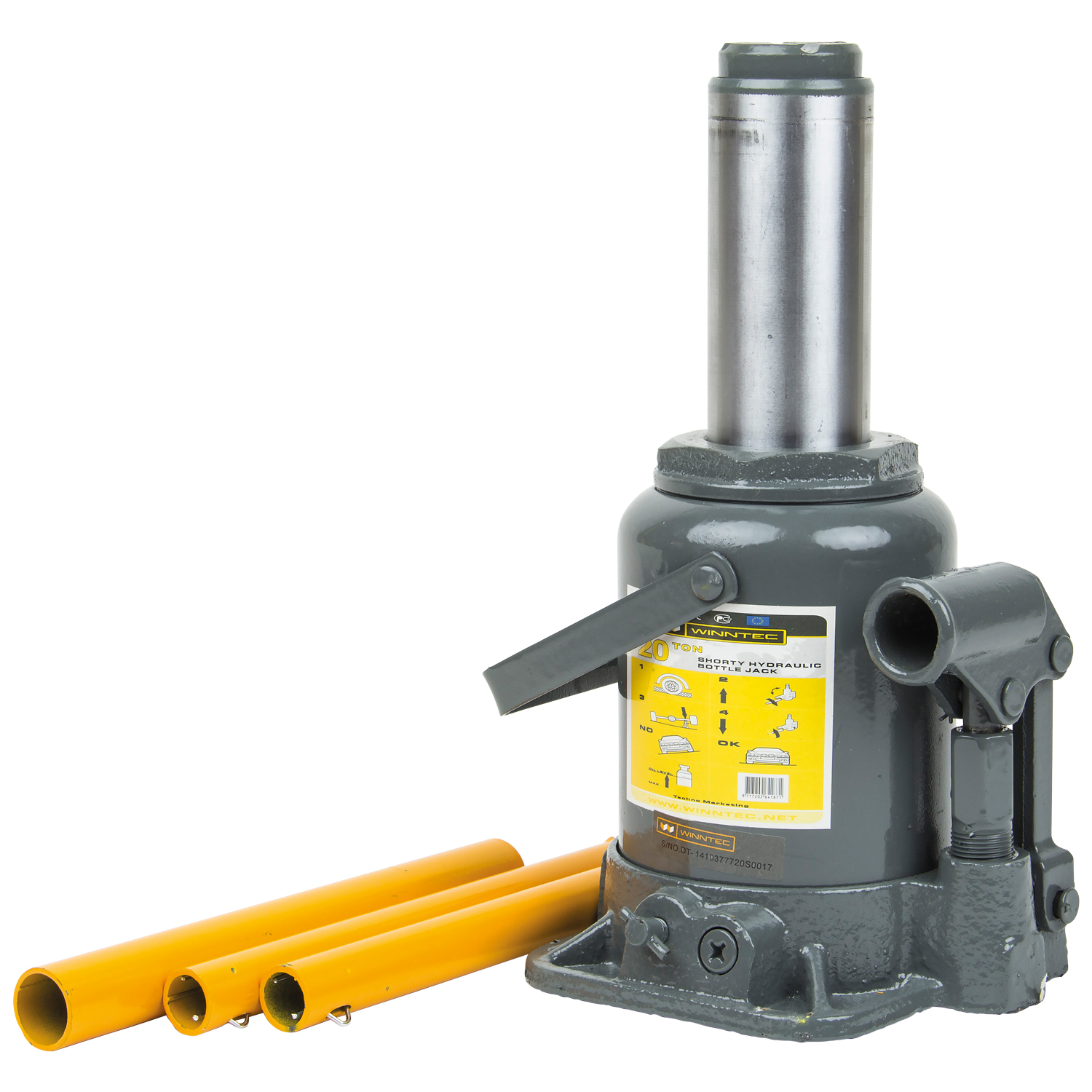WINNTEC® 20 TON Low-Profile Bottle Jack - Image 2