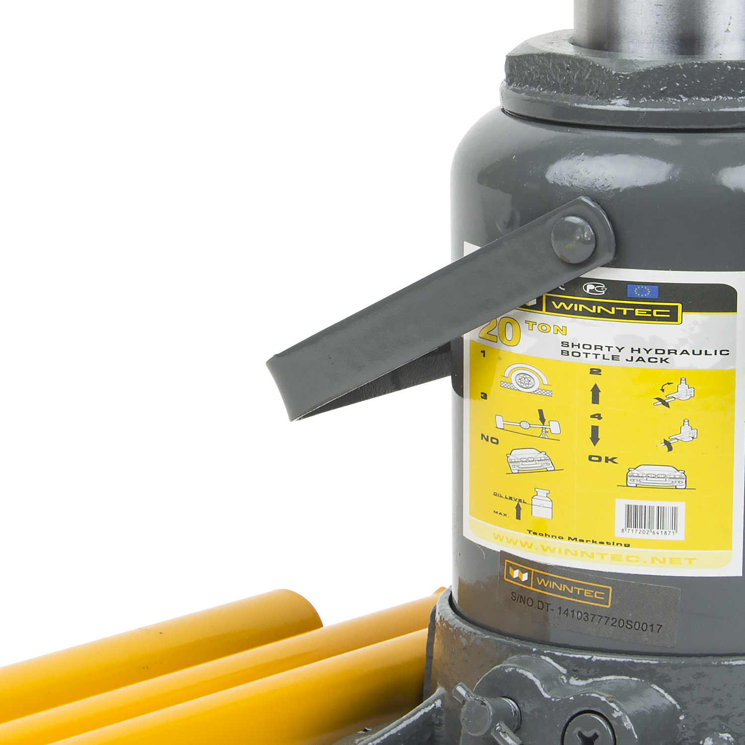 WINNTEC® 20 TON Low-Profile Bottle Jack - Image 5