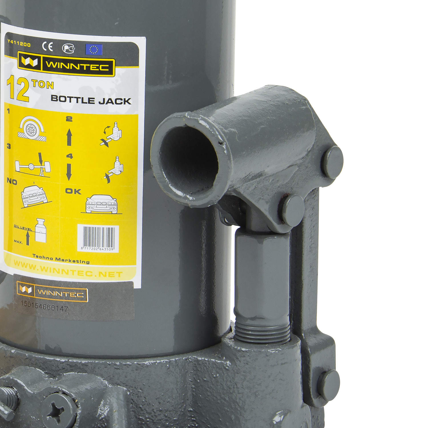WINNTEC® 12 TON Bottle Jack - Image 4