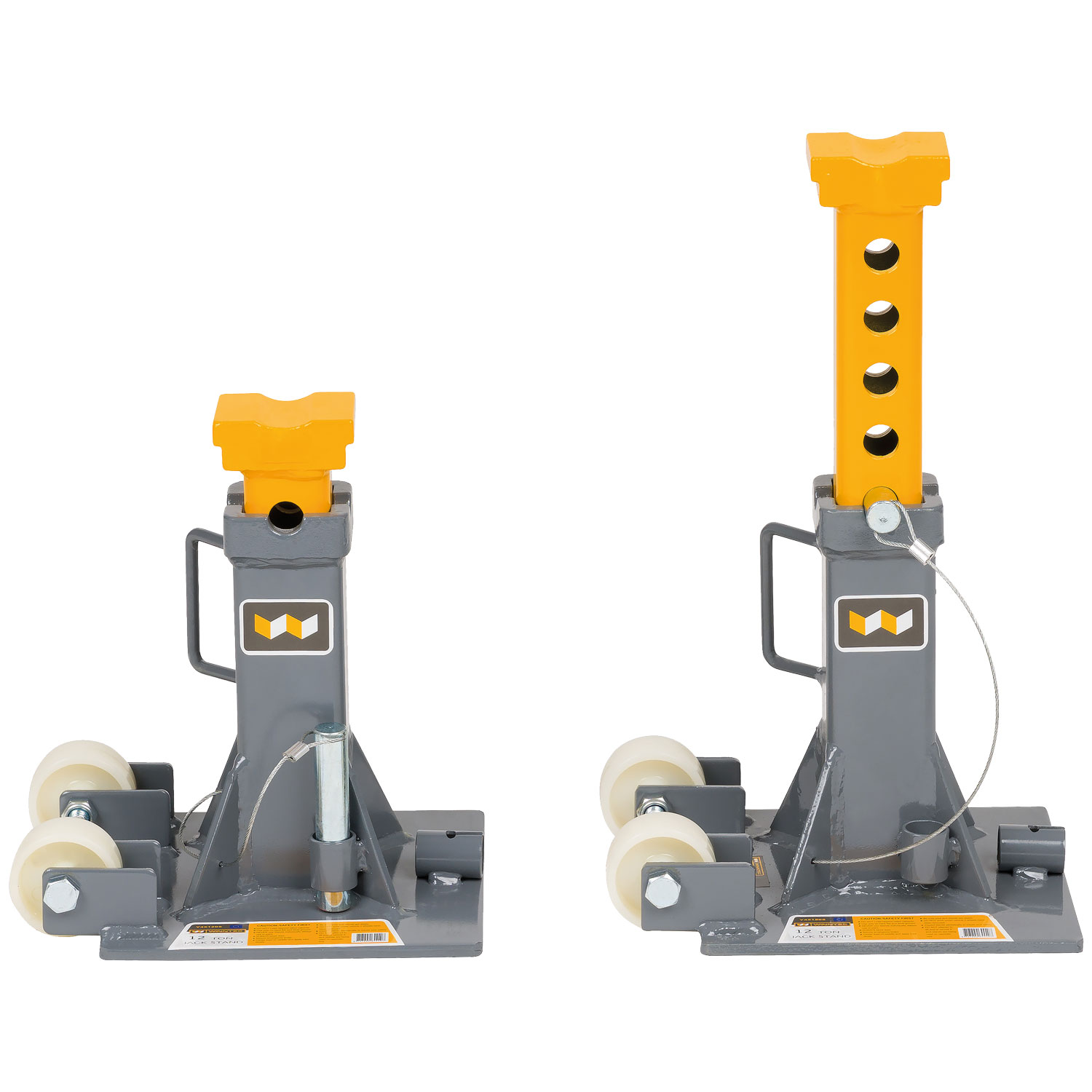 WINNTEC® 12 TON Trolley Jack Stands - Image 2
