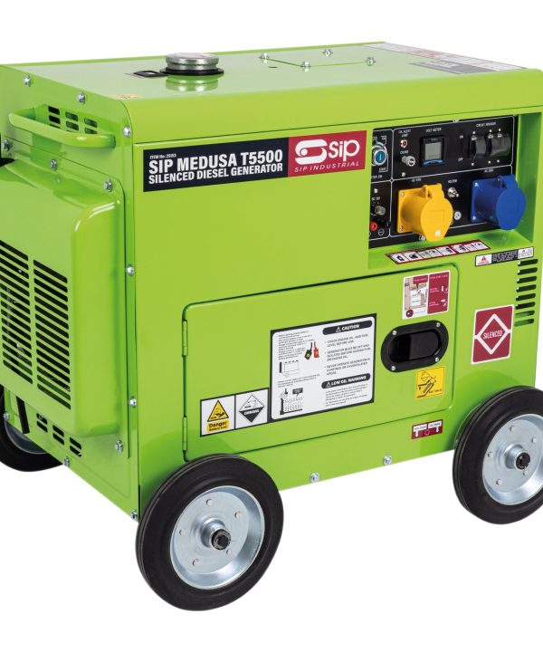 Alternative view of SIP MEDUSA T5500 Silenced Diesel Generator